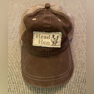 Head Hen Brown Trucker Hat
